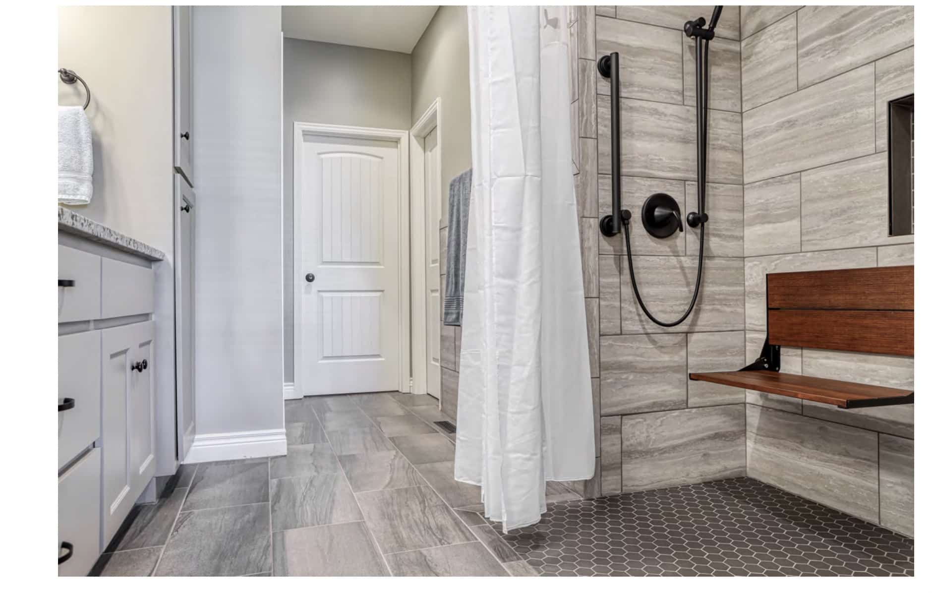 accessible shower remodel
